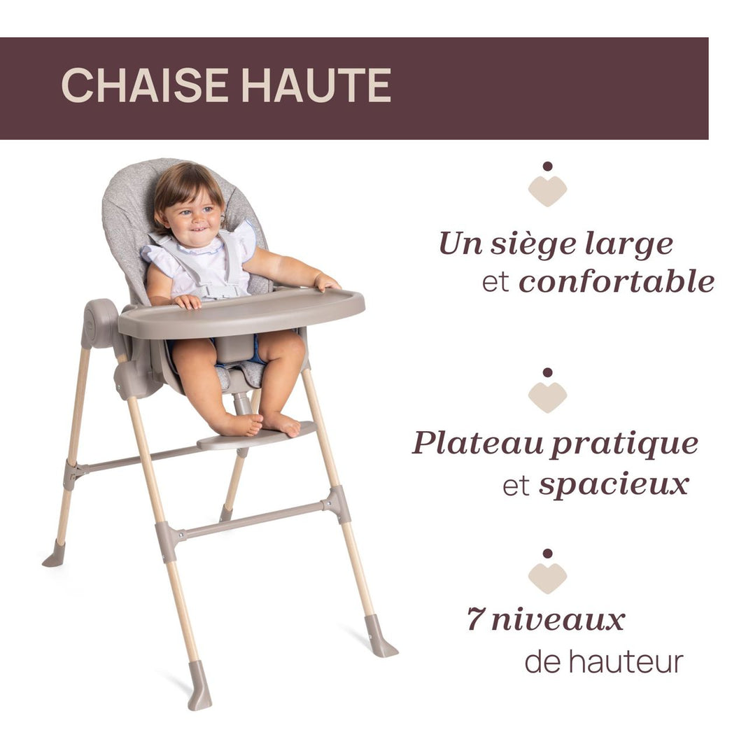 Chaise Haute Polly Essential ASH