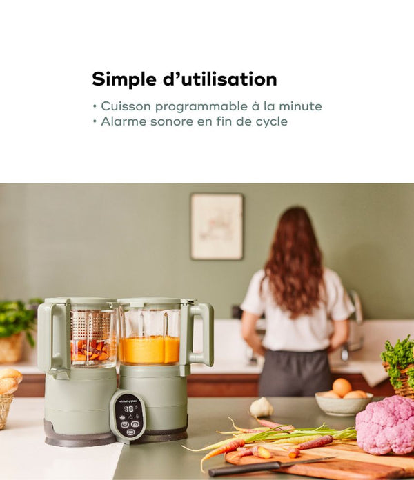 Robot en verre cuisson rapide - Nutribaby Glass Celadon