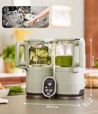 Robot en verre cuisson rapide - Nutribaby Glass Celadon