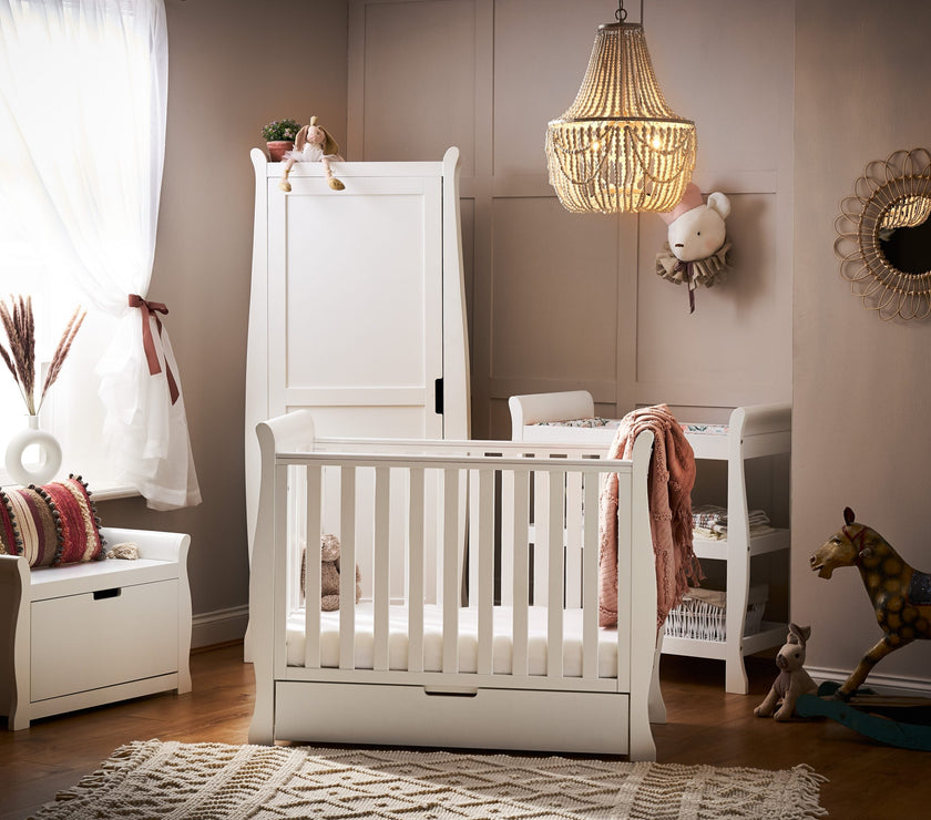 Obaby - Chambre Trio bébé Stamford Space Saver - Blanc