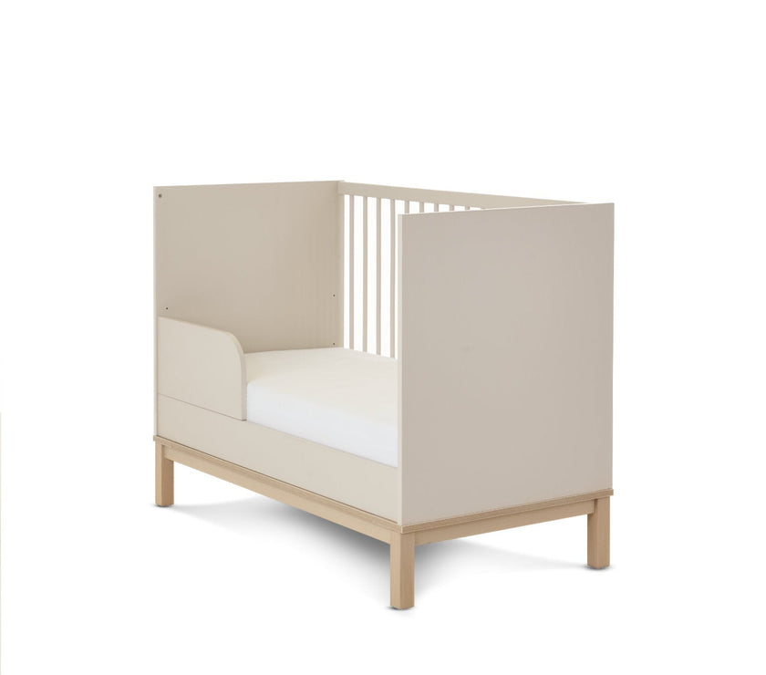 Chambre Duo Astrid - Lit 60x120cm + Commode 3 Tiroirs - Satin