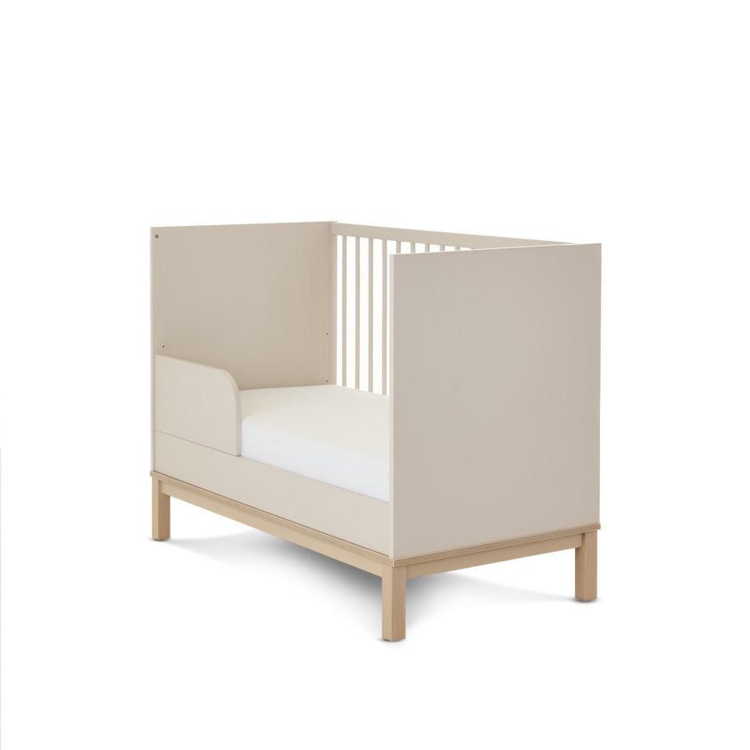 Chambre Duo Astrid - Lit 60x120cm + Commode 3 Tiroirs - Satin