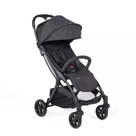 M2 Onyx kompakter Kinderwagen Mast Schweizer Design