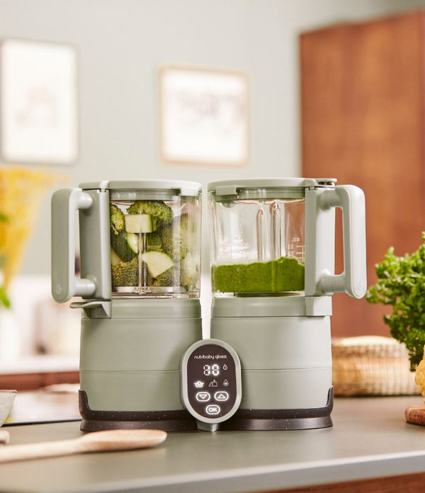 Robot en verre cuisson rapide - Nutribaby Glass Celadon