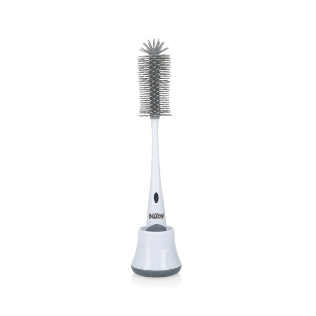 Brosse de Nettoyage pour Biberon et Tétine 2 en 1 avec Support Hygiénique