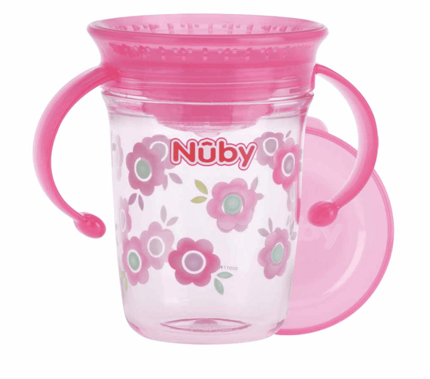 Tasse d'apprentissage 360° - 240 ml Eastman en rose