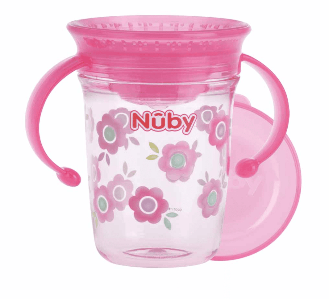 Tasse d'apprentissage 360° - 240 ml Eastman en rose