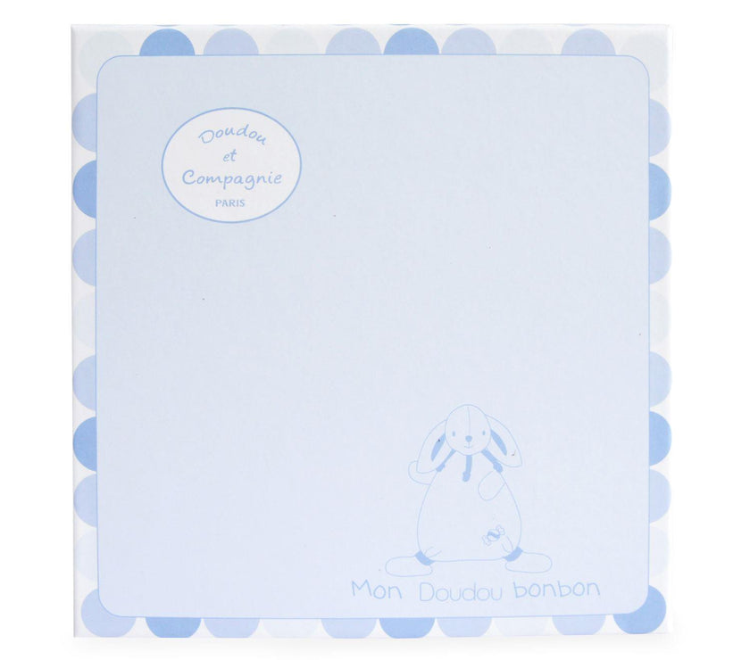 Doudou  Lapin Bonbon Bleu