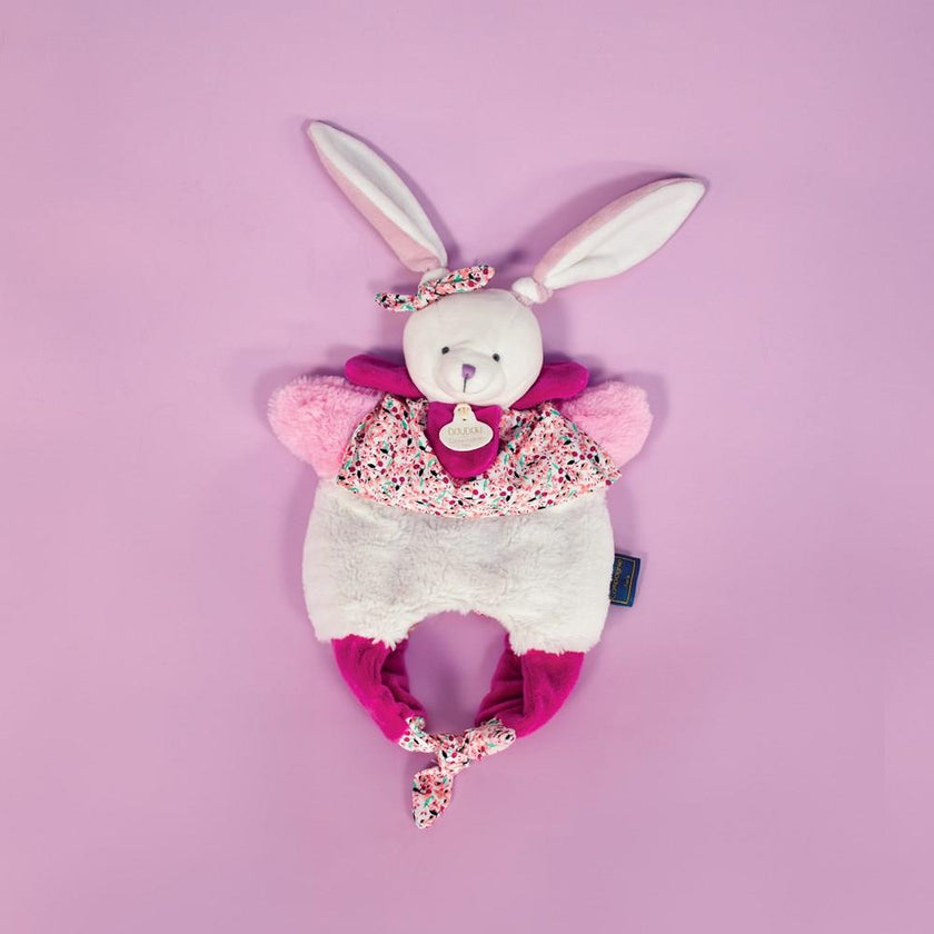 Doudou Lapin marionnette AMUSETTE