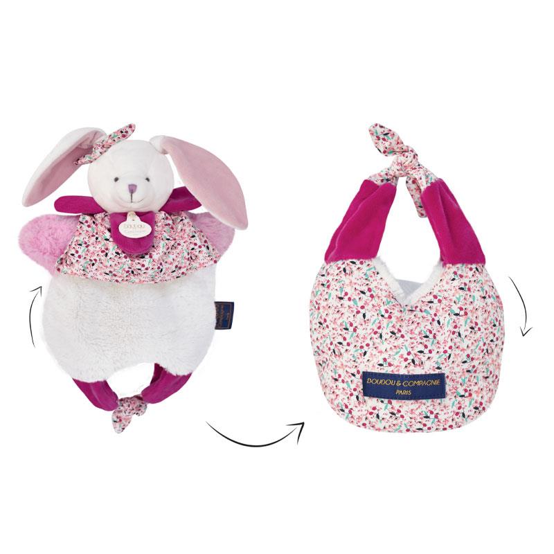 Doudou Lapin marionnette AMUSETTE