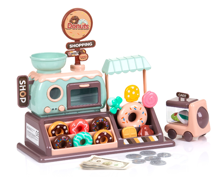 Ensemble de Jeu "Boutique de Donuts" avec Lumières et Musique