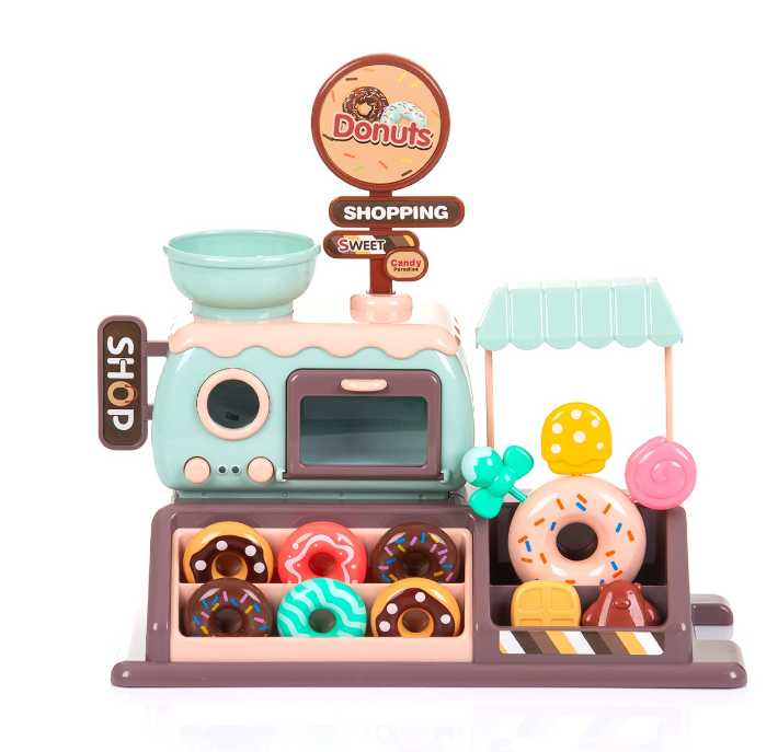 Ensemble de Jeu "Boutique de Donuts" avec Lumières et Musique