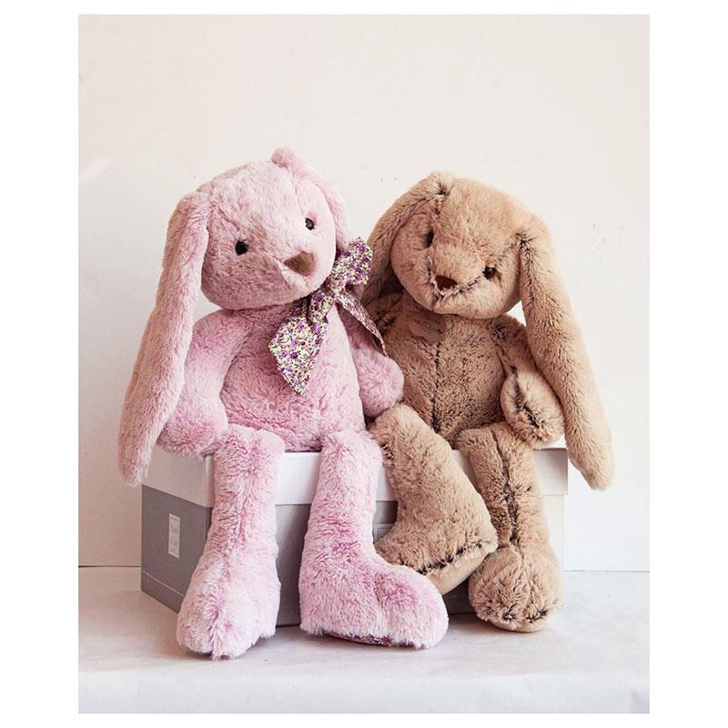 Doudou et Compagnie - Copains Calins lapin rose 40cm