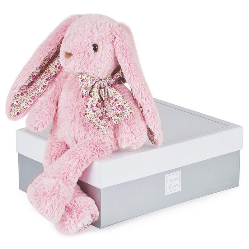 Doudou et Compagnie - Copains Calins lapin rose 40cm