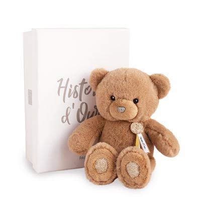 Doudou et Compagnie - OURS CHARMS - MARRON CLAIR 24 CM