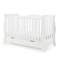 Obaby – STAMFORD LUXE umwandelbares Babybett – WEISS