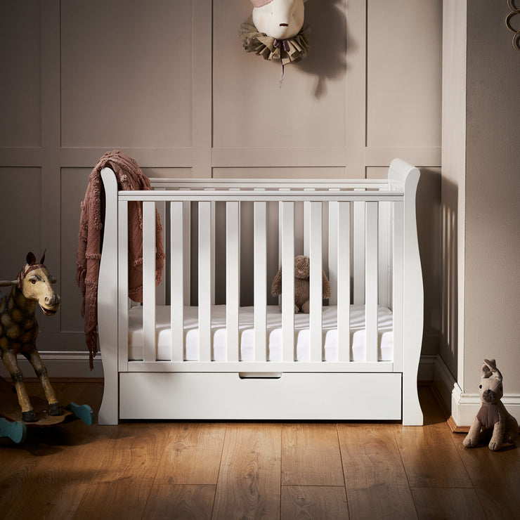 Lit bébé Stamford Space Saver 100x50cm - Blanc