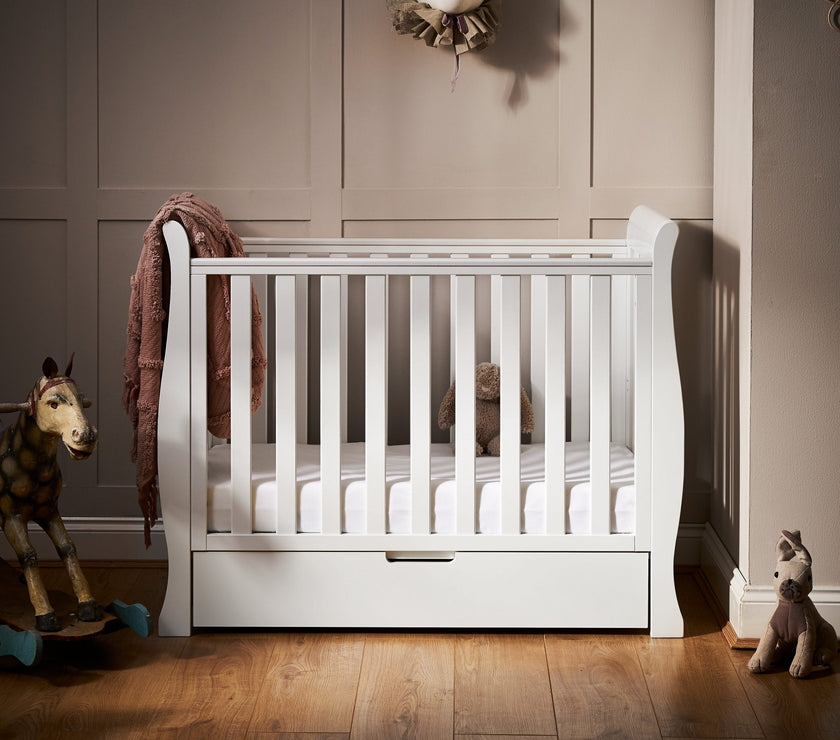 Stamford Space Saver Cot 100x50cm - White