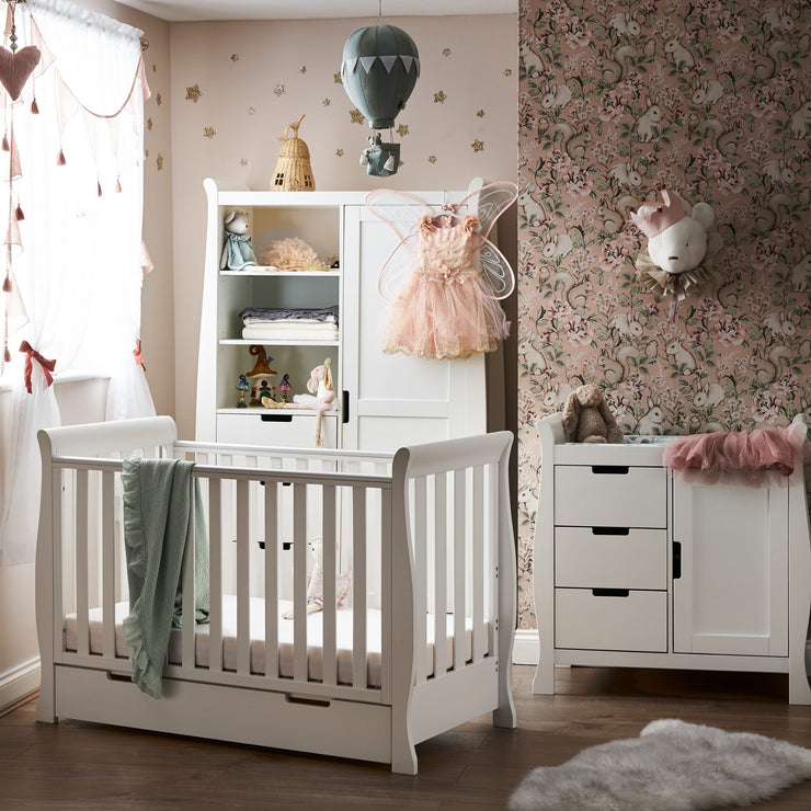 Obaby - Stamford Mini Babyzimmer - Weiß