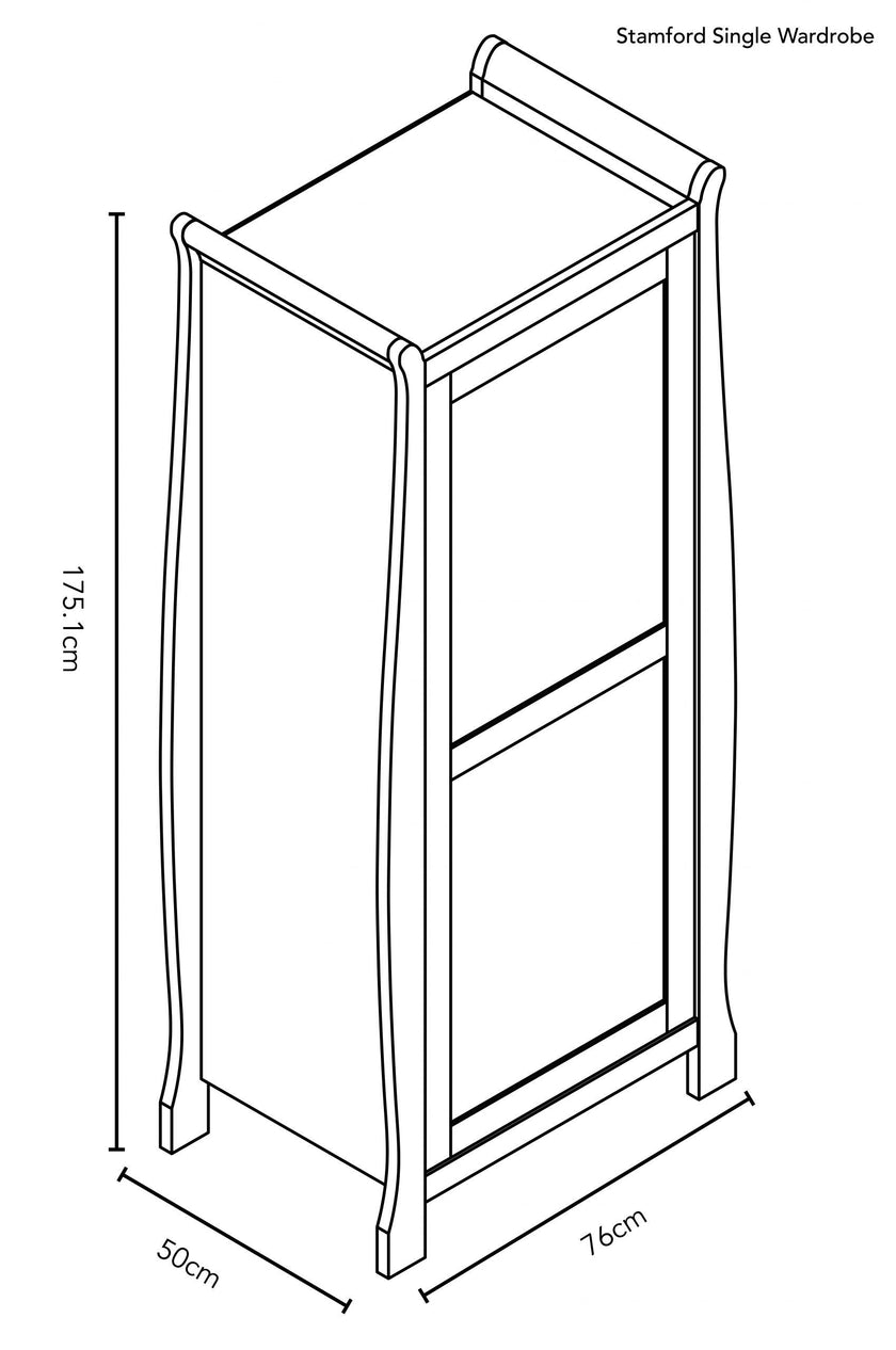 Obaby - Stamford Space Saver Baby Room - White