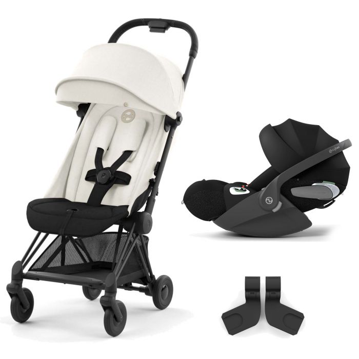 Duo Coya Matt Black + Cloud T i-Size - Blanc/Noir