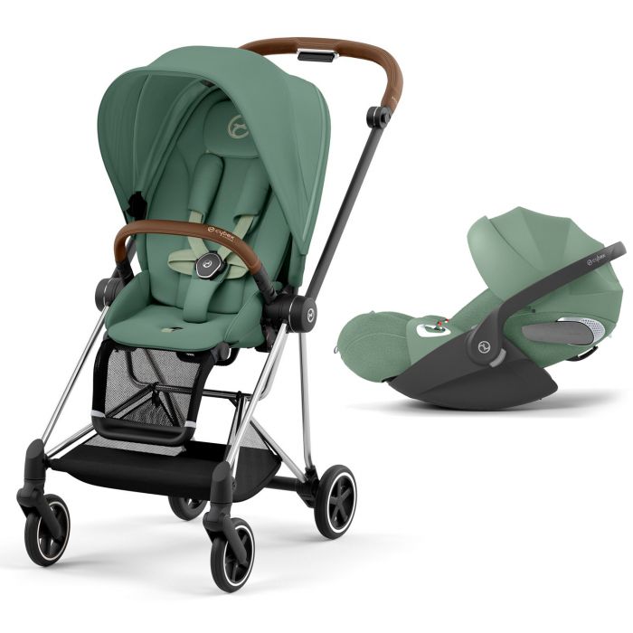 Duo Mios Chrome Brown + Cloud T i-Size - Vert