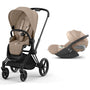 Duo Priam Matt Black + Cloud T i-Size - Beige