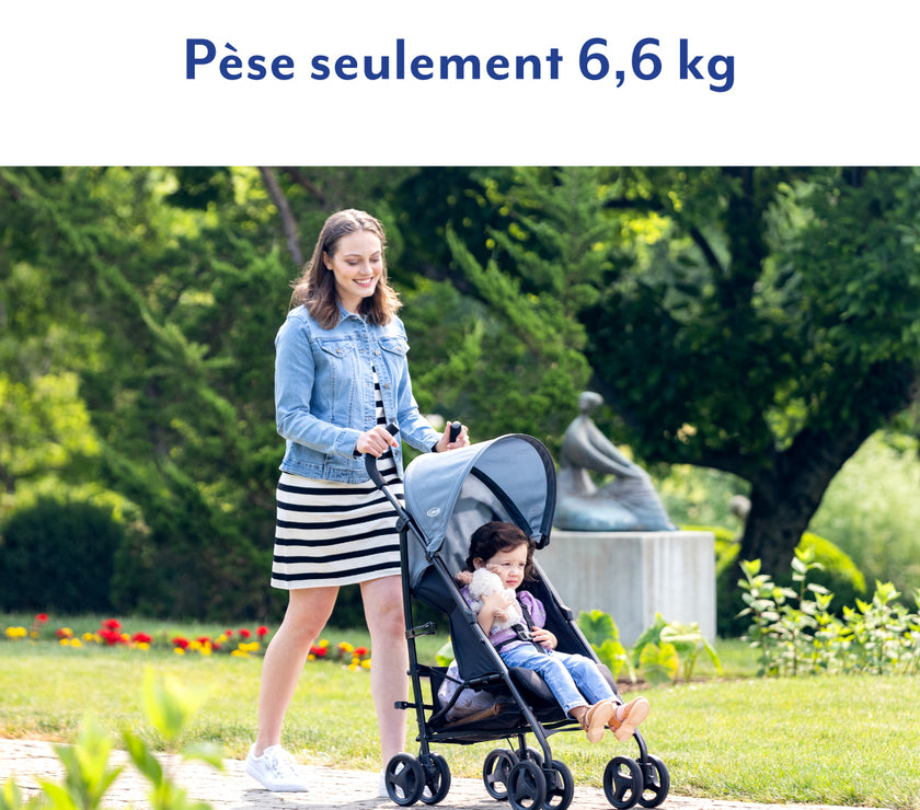 Muum Mild blue stroller