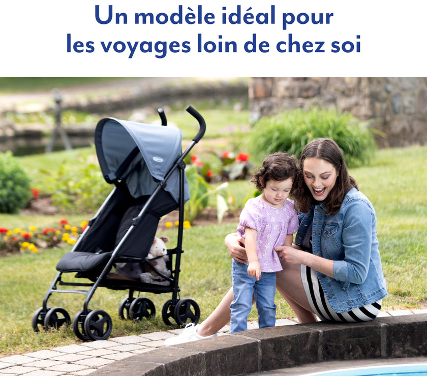 Muum Mild blue stroller