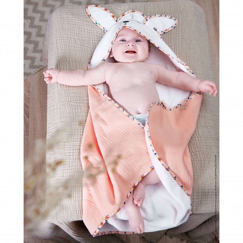 POPPY RABBIT BATH CAPE