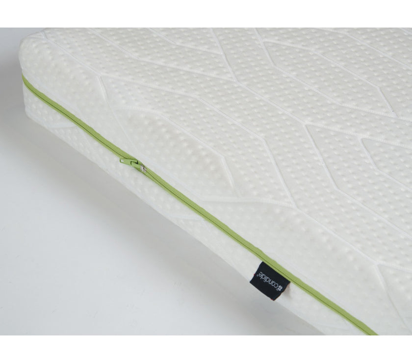 Matelas Zen 70x140 cm pour lit bébé - Viscose de Bambou - Déhoussable 360°