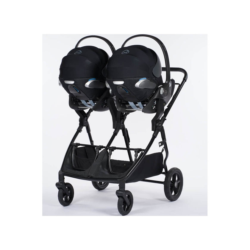 M.Twin x VOLCANIC ASH double stroller