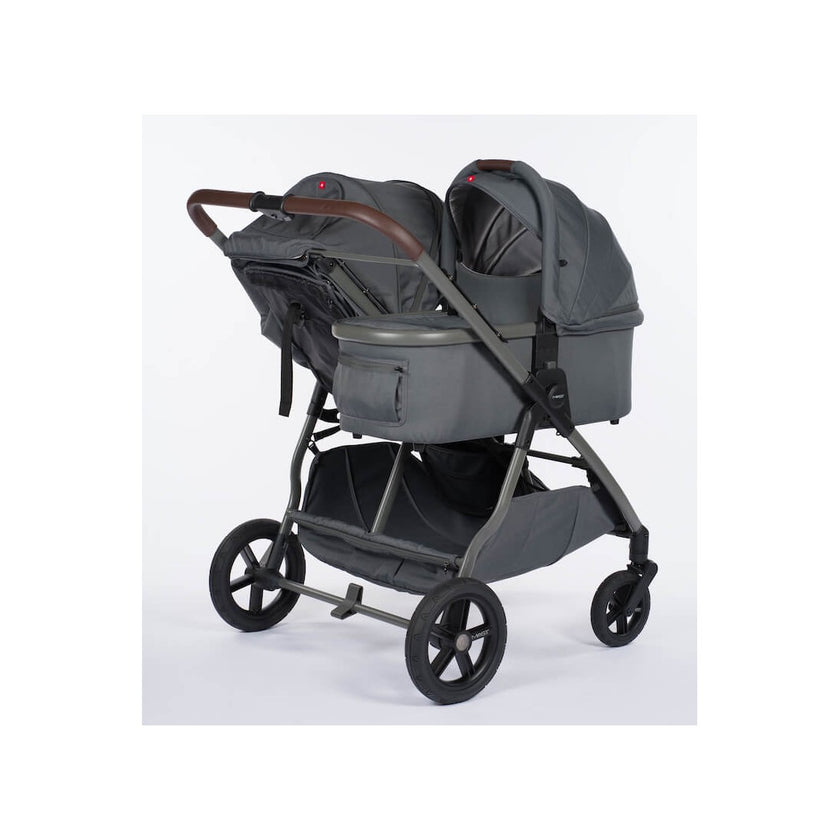 M.Twin x VOLCANIC ASH double stroller