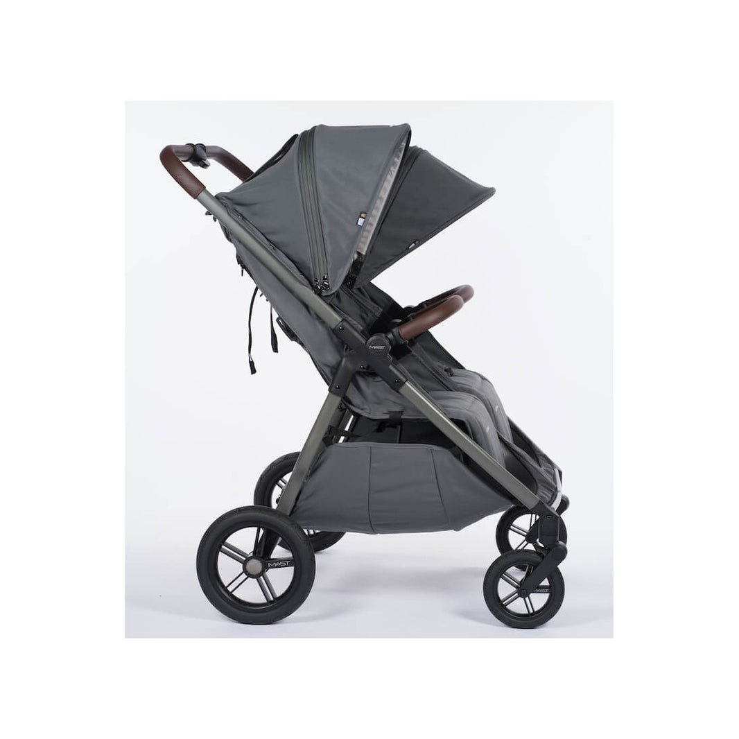 M.Twin x VOLCANIC ASH double stroller