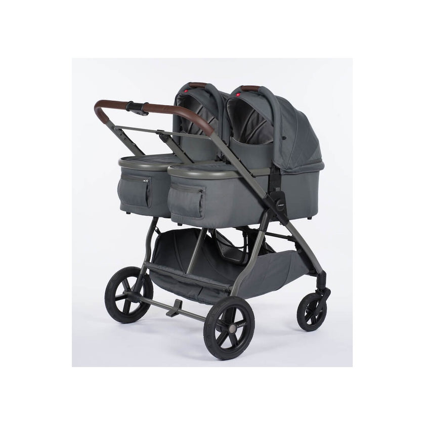 M.Twin x VOLCANIC ASH double stroller