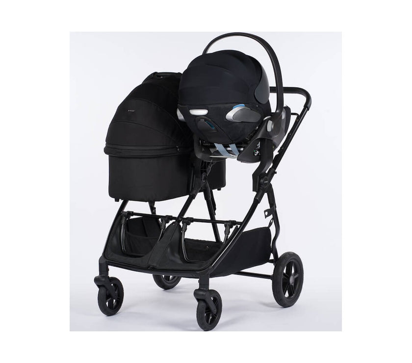 M.Twin x VOLCANIC ASH double stroller