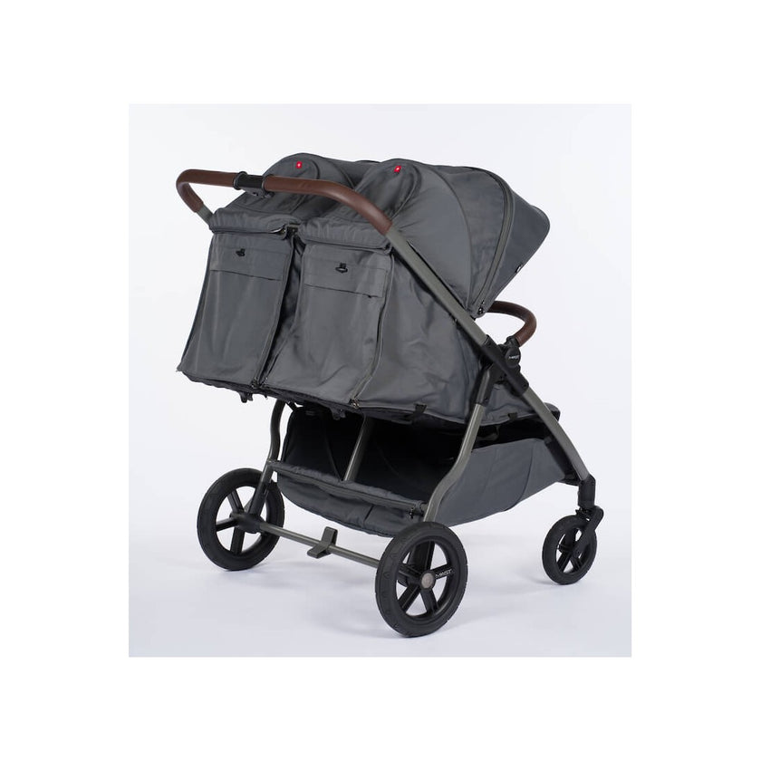 M.Twin x VOLCANIC ASH double stroller