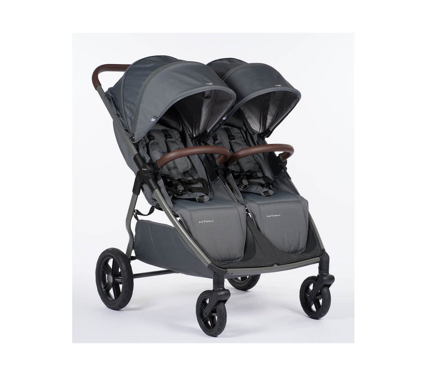 M.Twin x VOLCANIC ASH double stroller